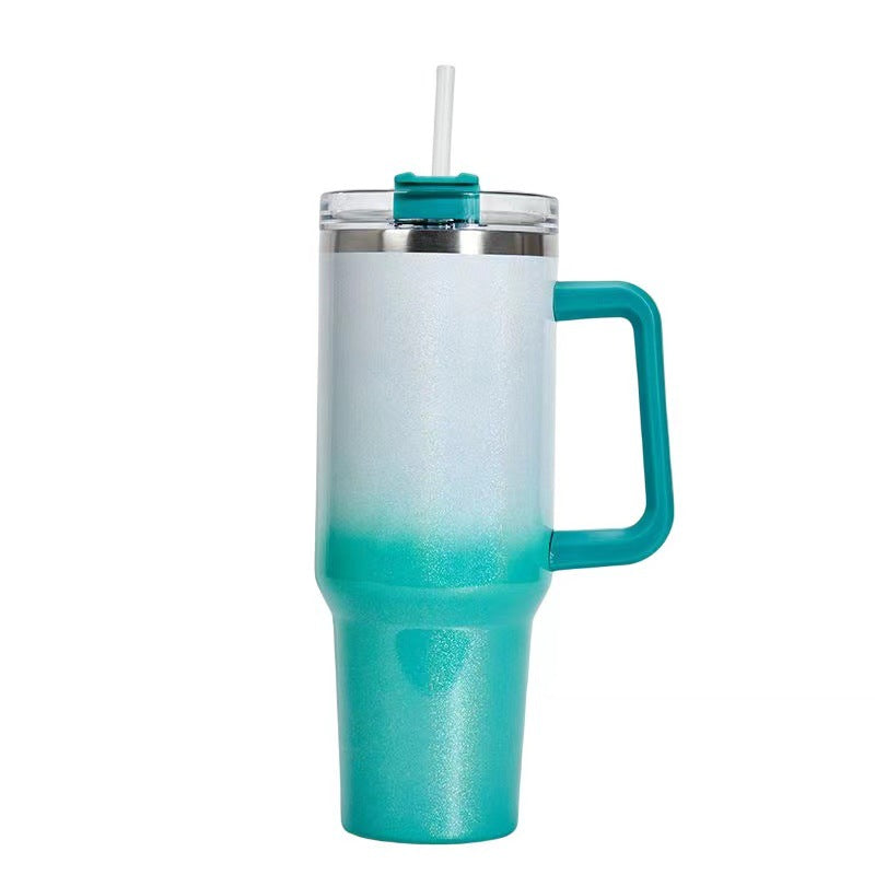 Wholesale 304 stainless steel rainbow paint 40oz car cup